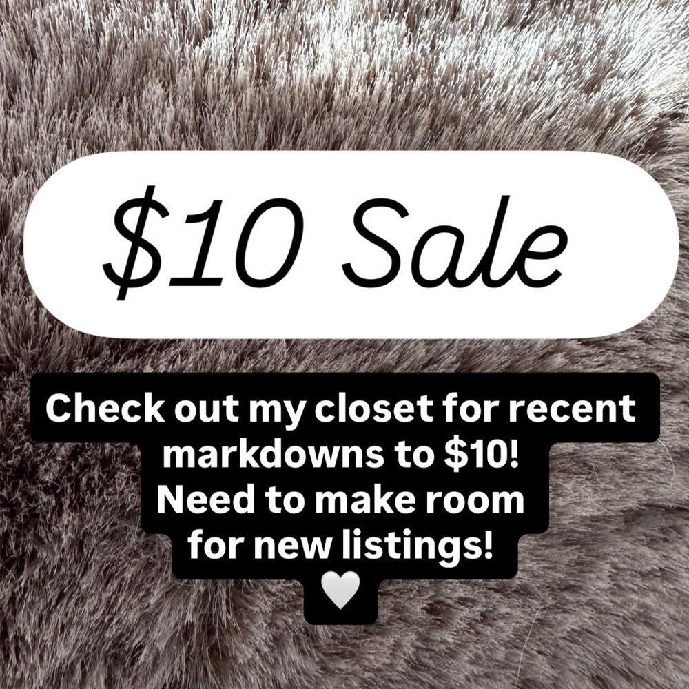 $10 Sale Announcement